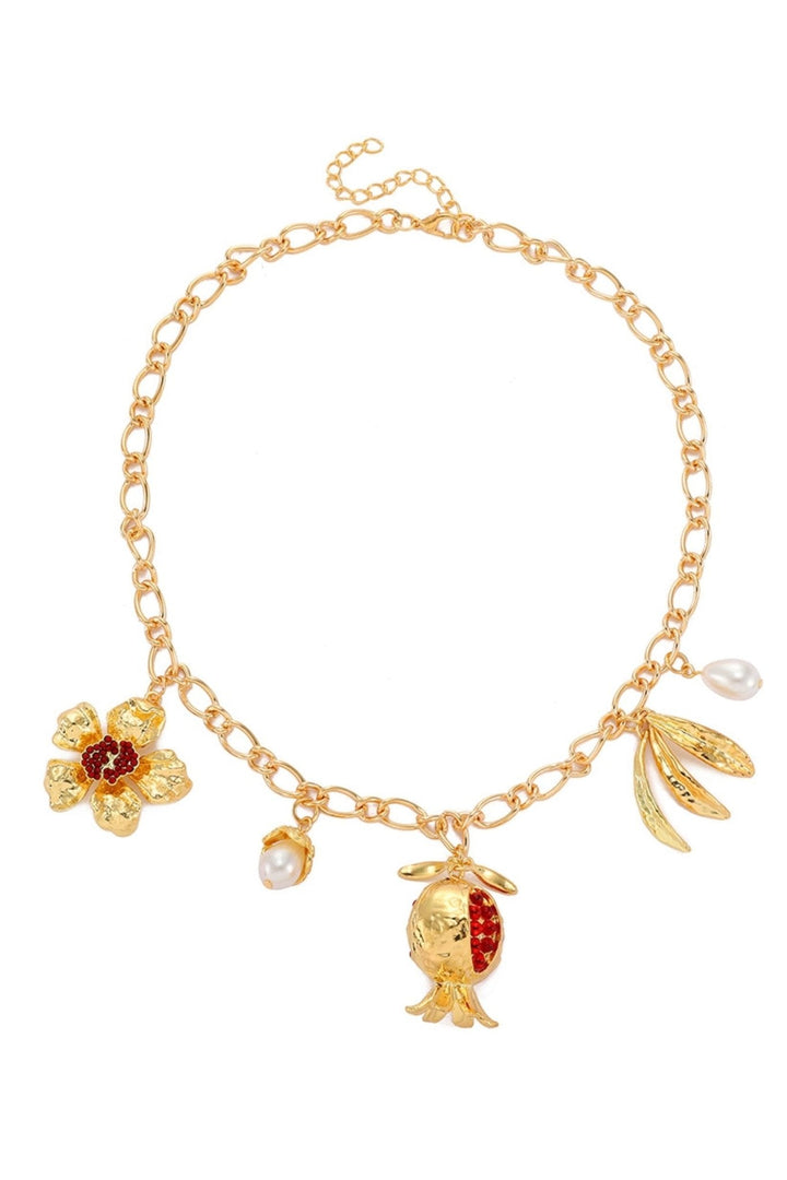 Panty Nar Çiçeği Kolye