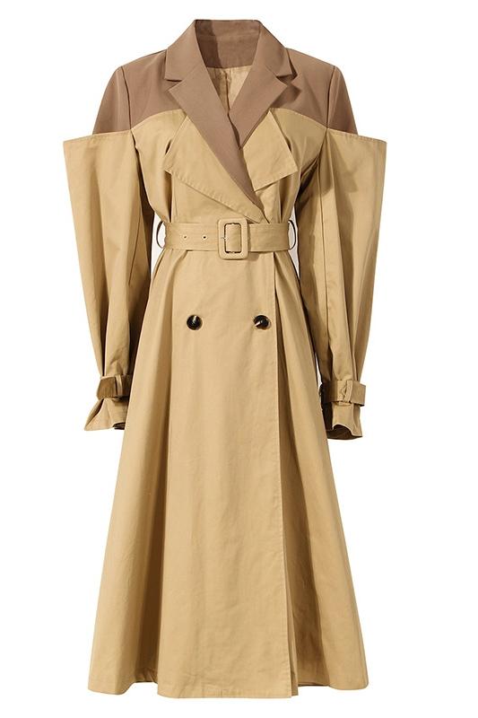 Patsy Kontrast Ekleme Trençkot