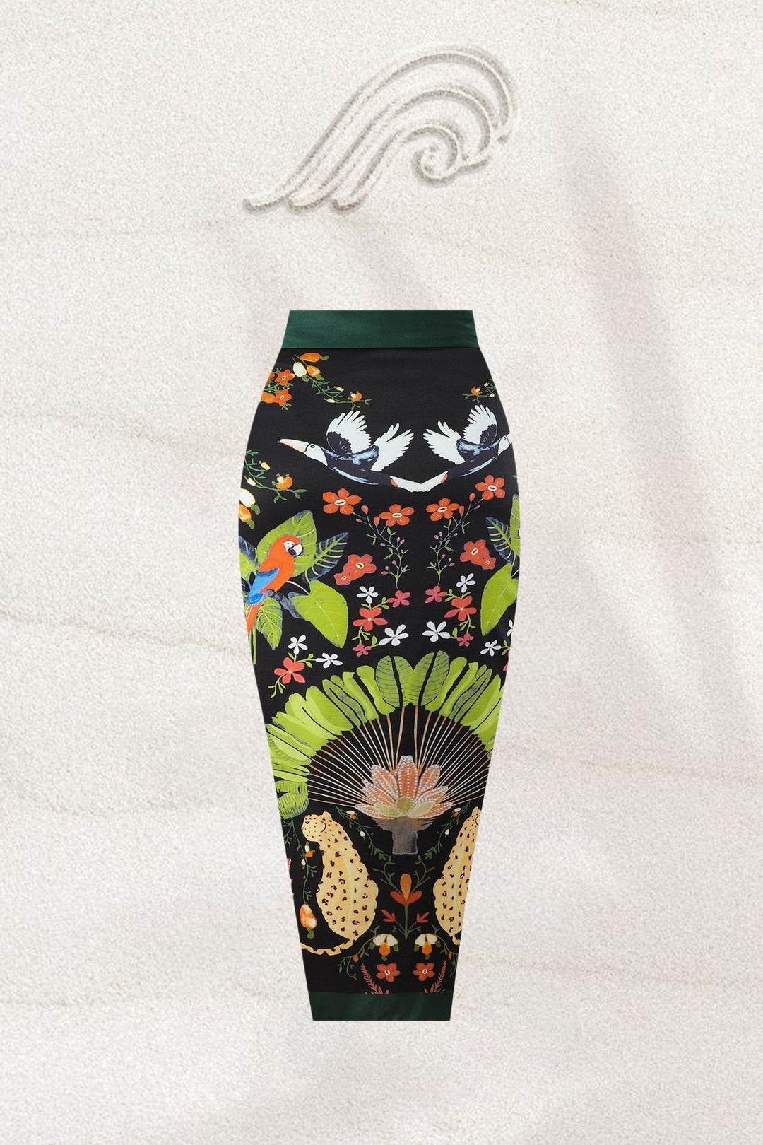 Paula Baskılı Büzgülü İkili Yüzme Takımı