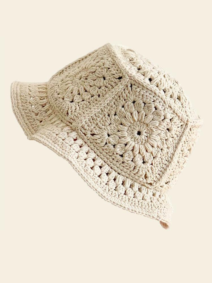 Haşhaş El Yapımı Tığ İşi Kova Şapka