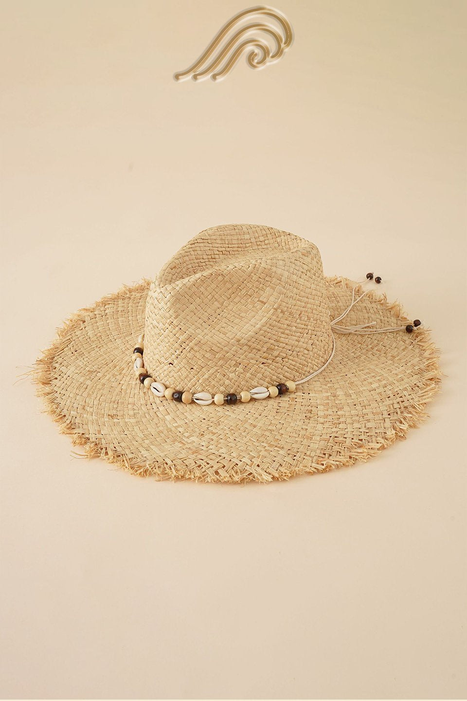 Phhyllis Şeritli Hasır Şapka