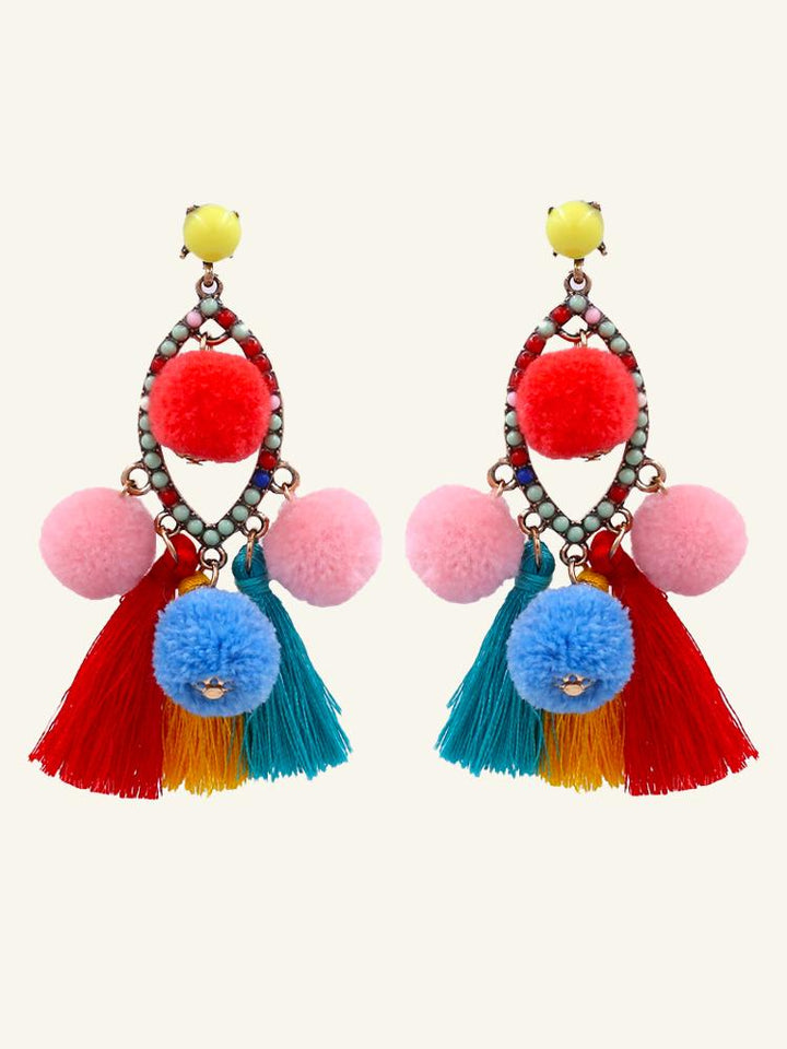 Pom Pom Püskül Küpe