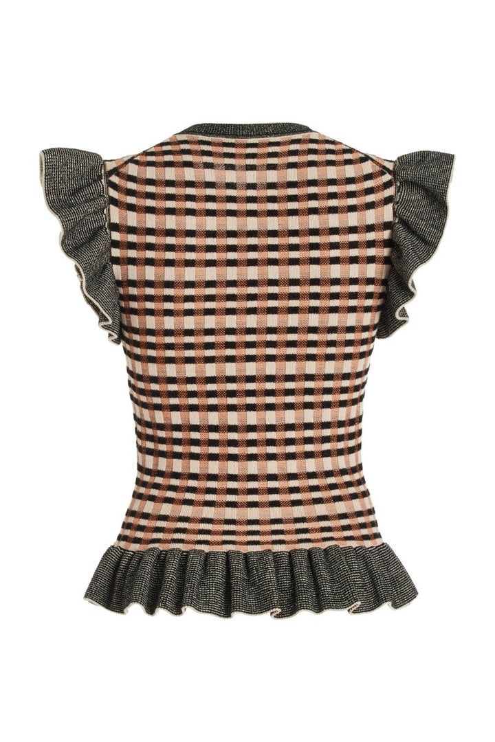 Prima Kareli Jakarlı Örgü Takım