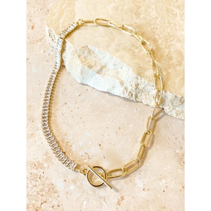 Prima Diamante Metal Zincir Kolye