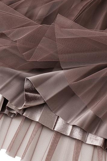 Çift Taraflı Pileli Midi Etek