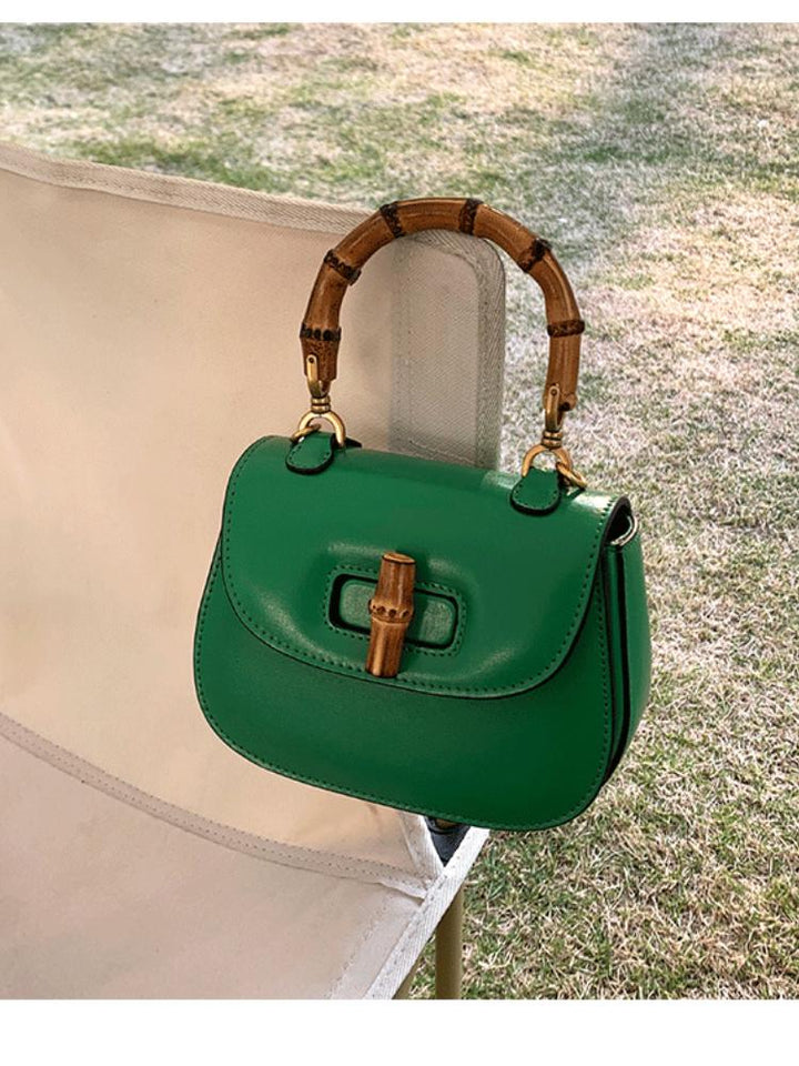 Riva Bambu Saplı Eyer Çantası