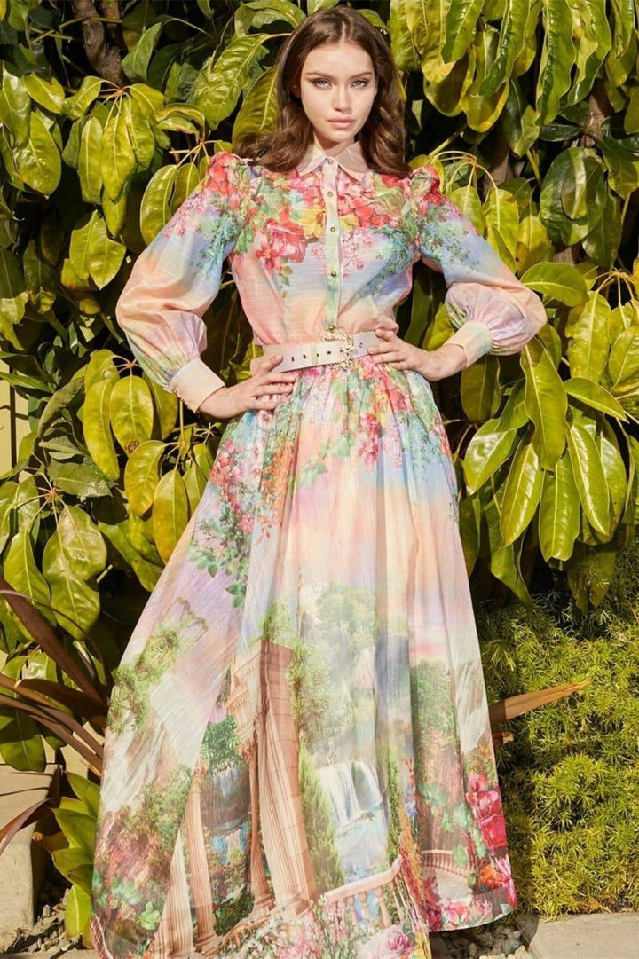 Roxanne Çiçek Baskılı Bluz Takım