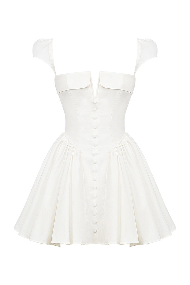 Jasmine Göğüs Cup Detay Mini Elbise