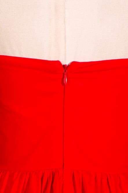 Oymalı Çiçek Straplez Maxi Elbise