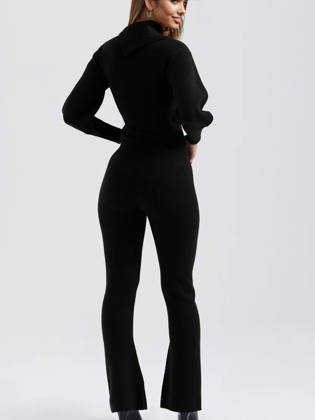 Sheila Yüksek Yaka Örgü Takım