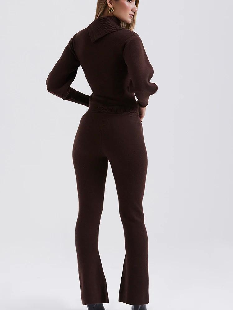 Sheila Yüksek Yaka Örgü Takım