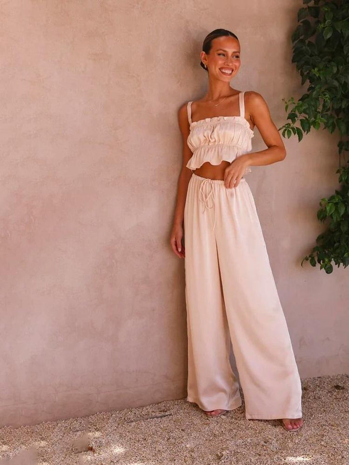 Sherry Büzgülü İpeksi Salon Takımı