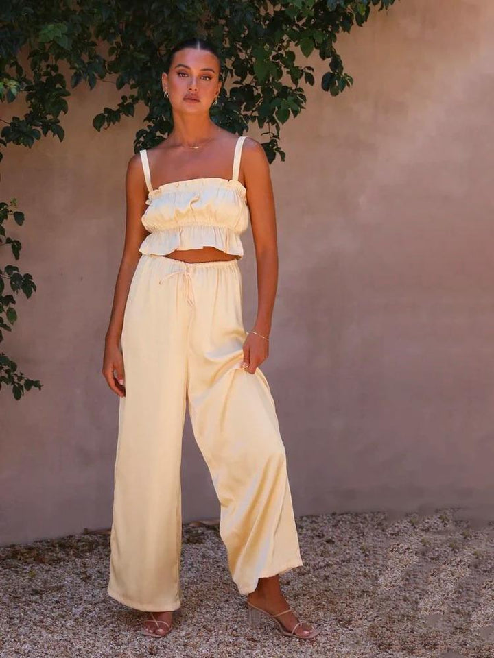 Sherry Büzgülü İpeksi Salon Takımı