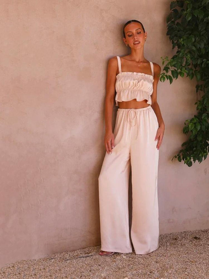 Sherry Büzgülü İpeksi Salon Takımı