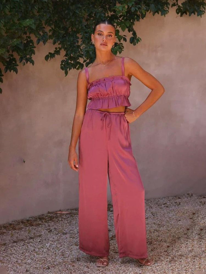 Sherry Büzgülü İpeksi Salon Takımı