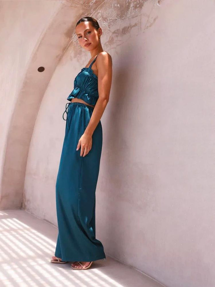 Sherry Büzgülü İpeksi Salon Takımı