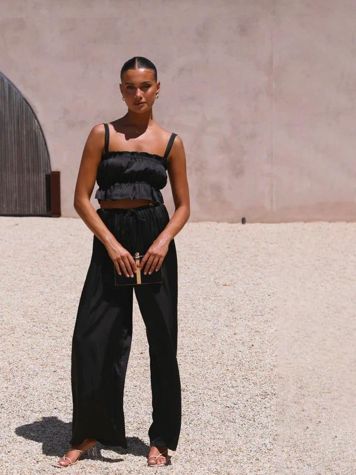 Sherry Büzgülü İpeksi Salon Takımı