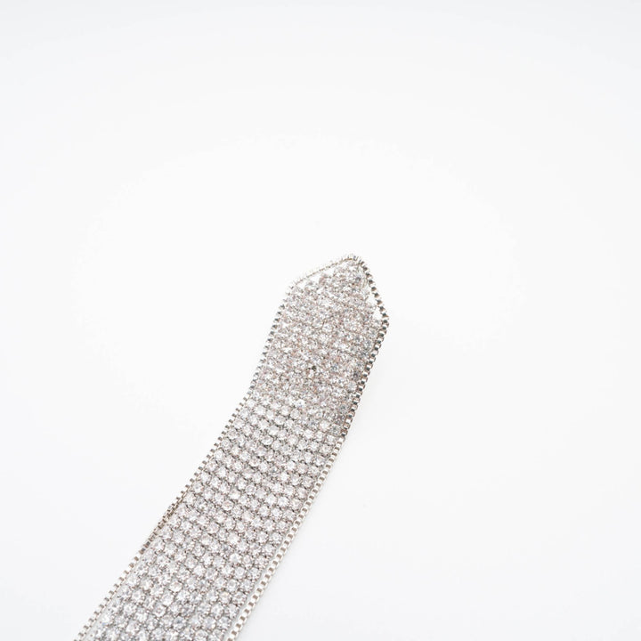 Gümüş Kaplama Saçaklı Damla Küpe