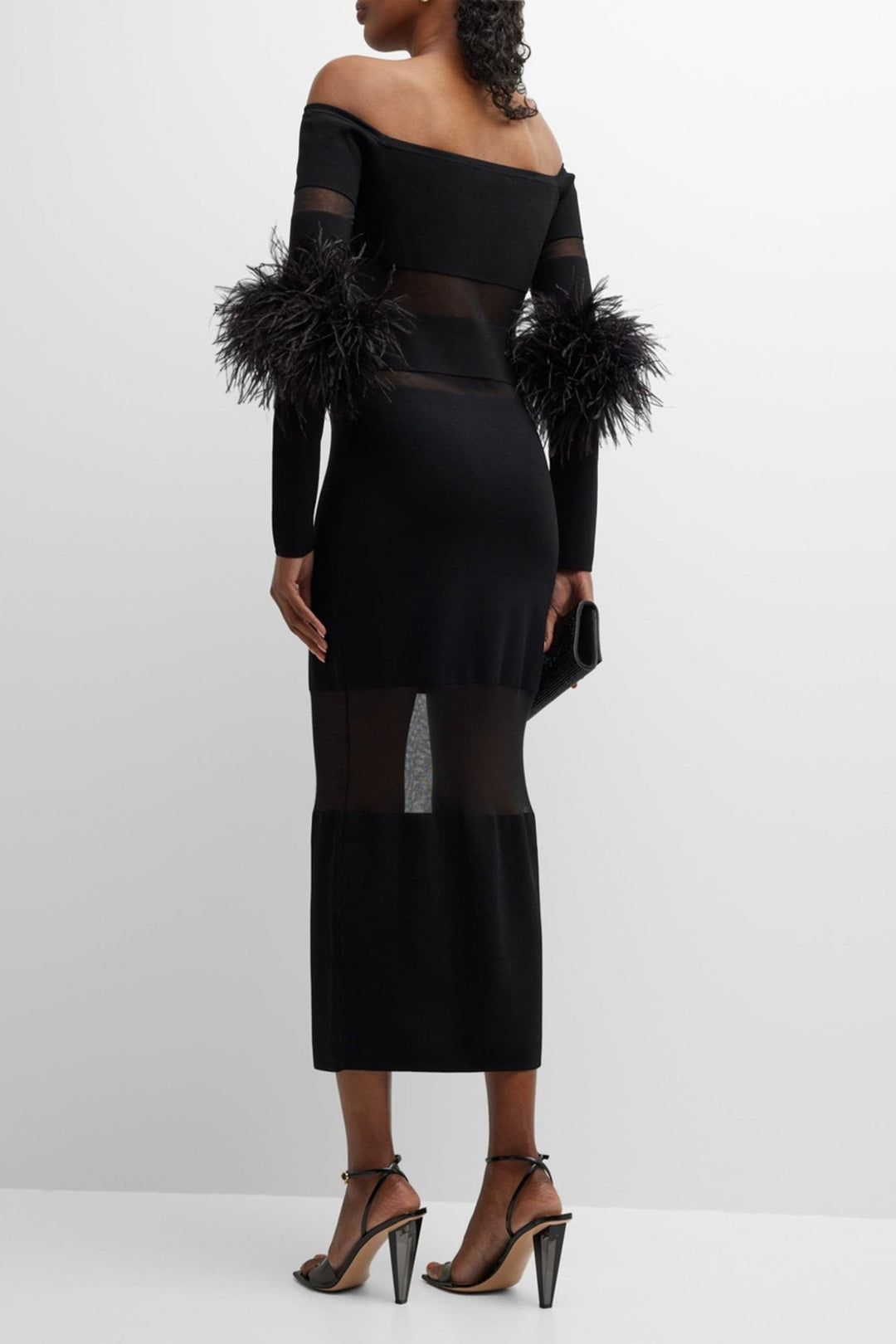 Tammy Tüy Ekleme Midi Bandaj Elbise