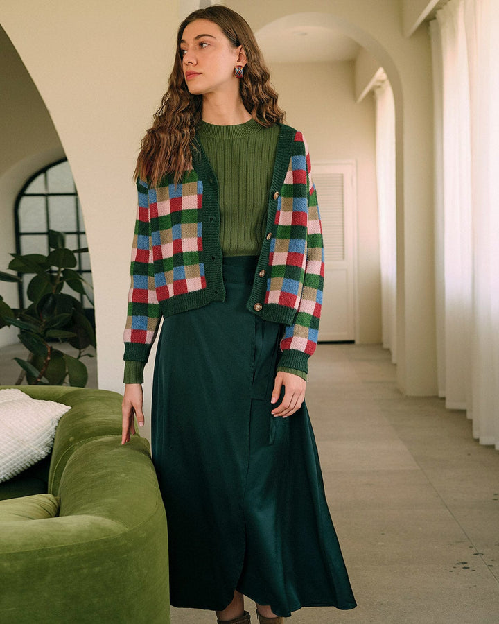 Yuvarlak Yaka Nervürlü Triko Kazak