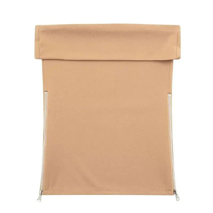 Aus Straplez Yırtmaçlı Bluz