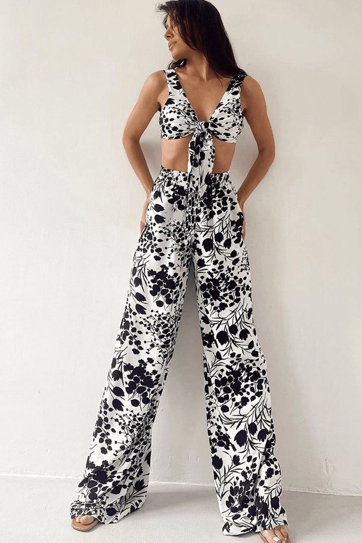 Trivia Baskılı Üç Parça Salon Takımı