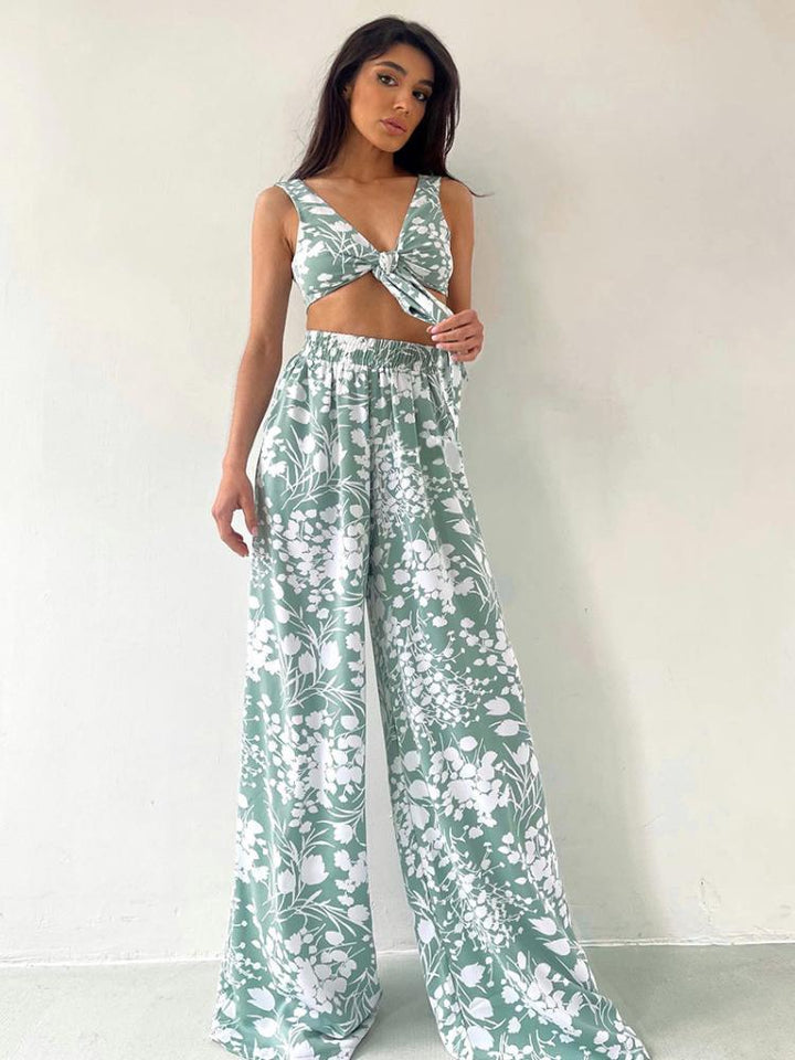 Trivia Baskılı Üç Parça Salon Takımı