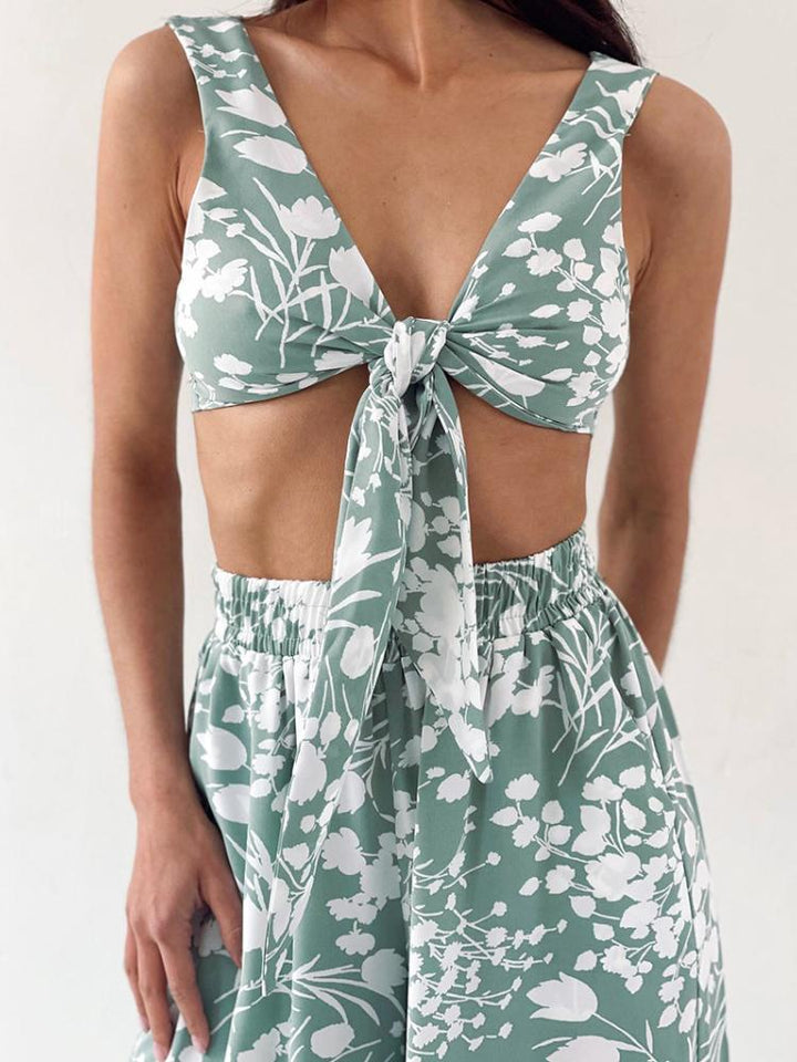 Trivia Baskılı Üç Parça Salon Takımı