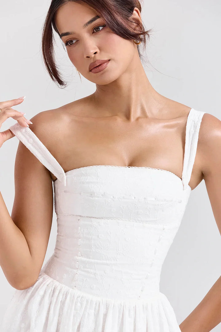 Apolline Geçme Kurdele Midi Elbise