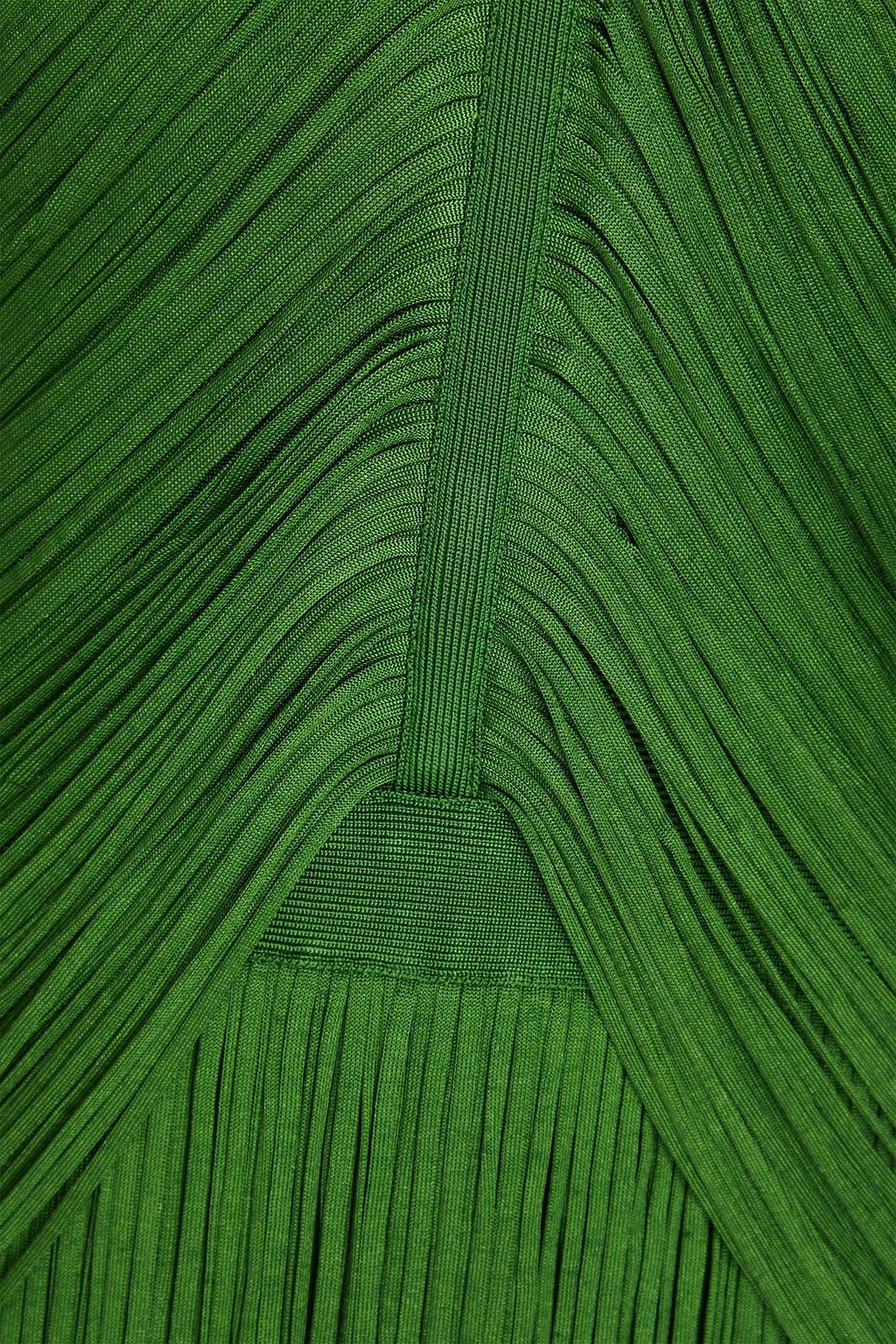 Phoebe Boyundan Bağlamalı Püsküllü Maxi Elbise