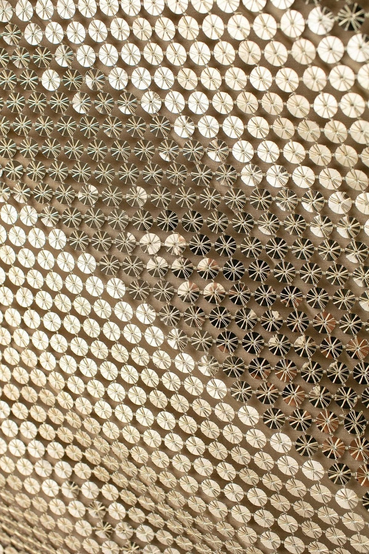 Yvette File Payetler Midi Slip Elbise