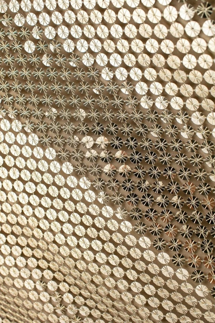 Yvette File Payetler Midi Slip Elbise